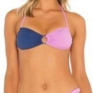 l*space Bikini SET Freddie Bikini Top/Nancy Lee Bitsy Bottom Rosebud & Indigo XS